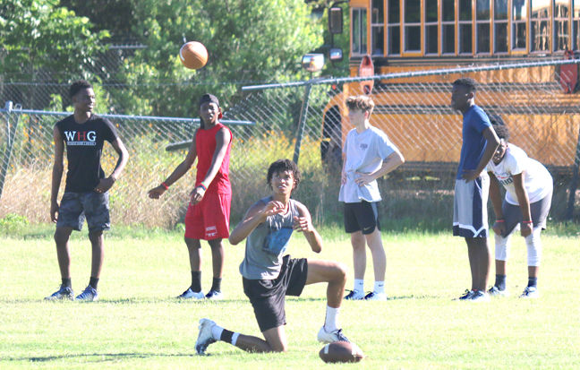 Football practice at FPHS...